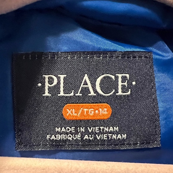 NWT The Children’s Place Blue Puffer Jacket - Picture 6 of 9